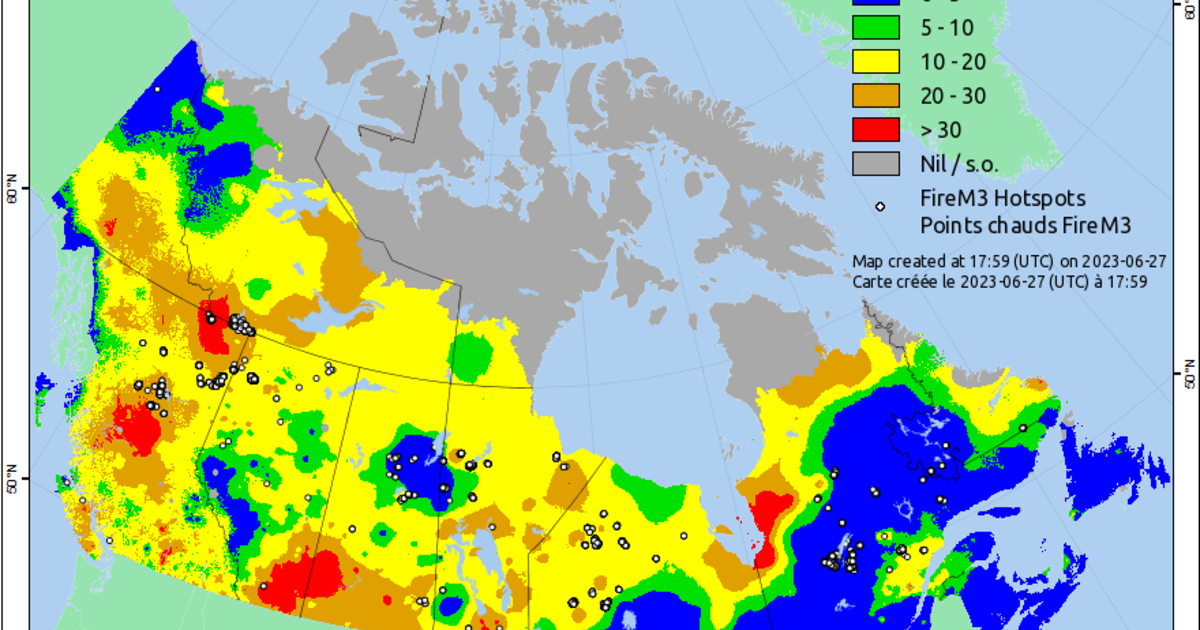 Canadian wildfire maps show where fires continue to burn across Quebec ...