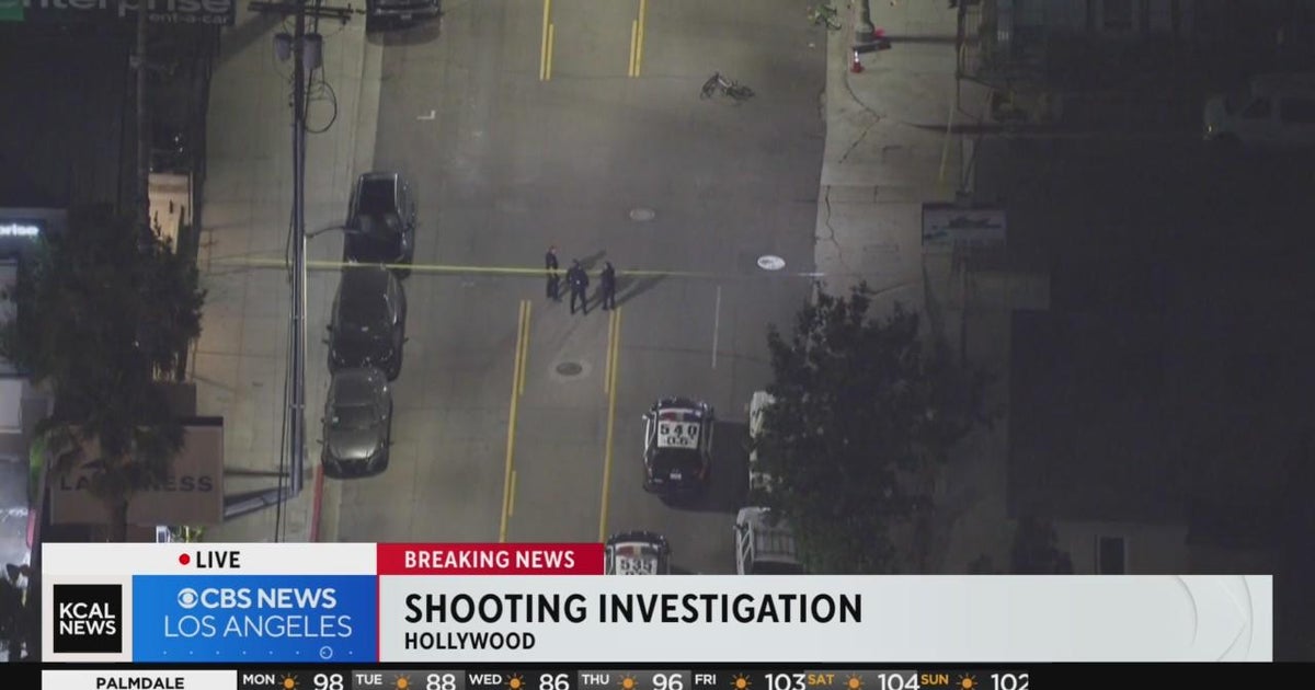 Victim in critical condition after shooting in Hollywood CBS Los Angeles