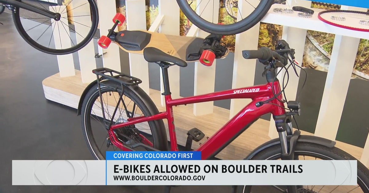 EBikes allowed on City of Boulder trails starting July 1 CBS Colorado