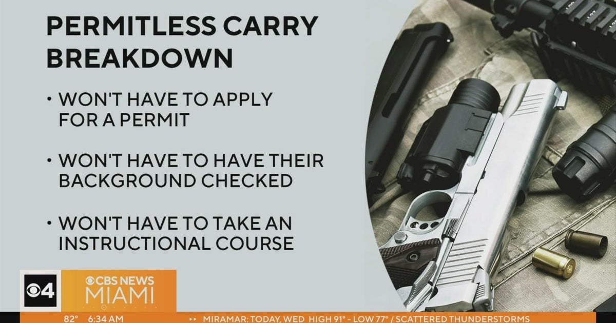 Florida’s new “permitless carry” regulation goes into influence Saturday Florida’s new “permitless carry” regulation goes into influence Saturday