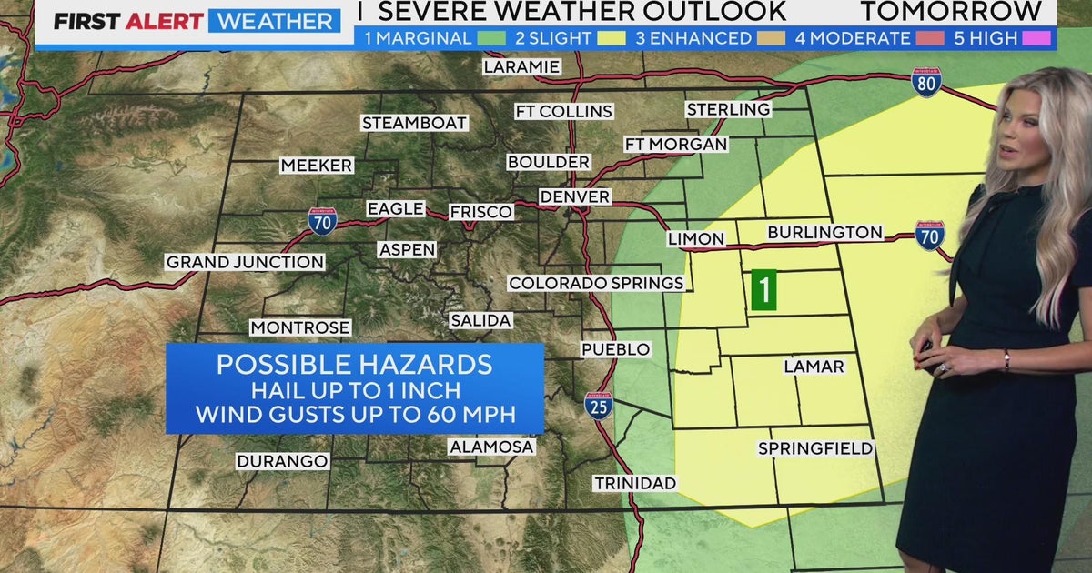 More Severe Storms Possible Friday - CBS Colorado