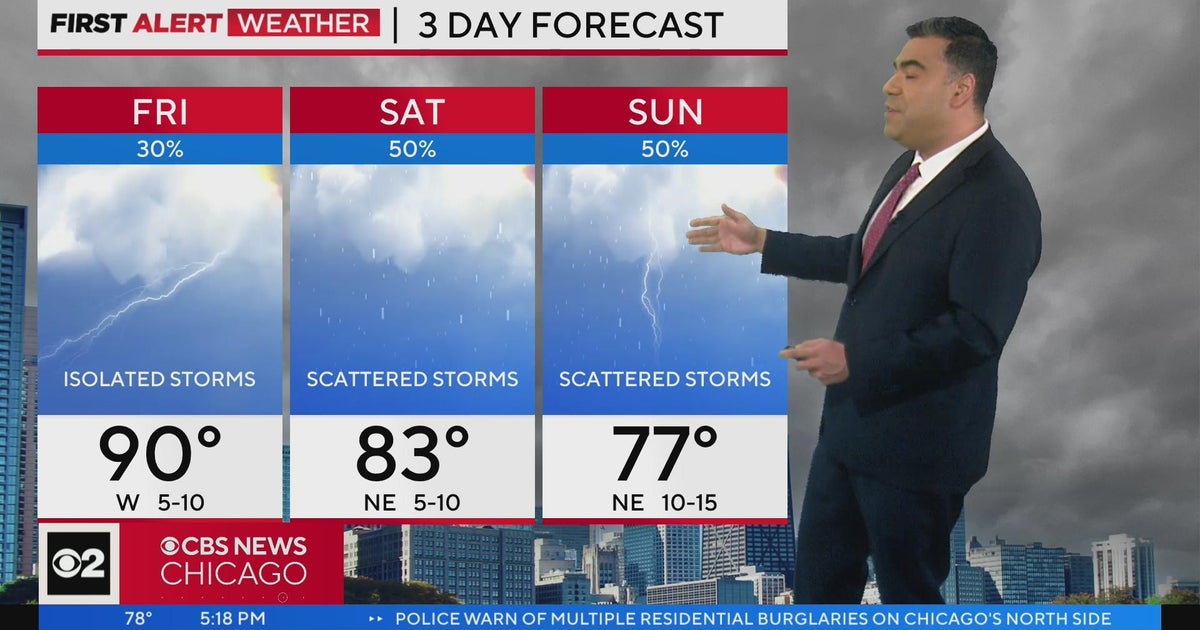 Chicago First Alert Weather: Storms clear air out - CBS Chicago