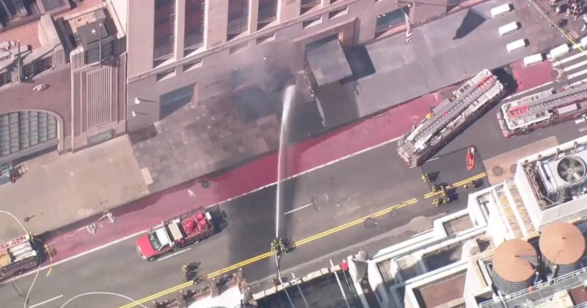 Tiffany & Co. catches fire in Midtown, leaving two people injured