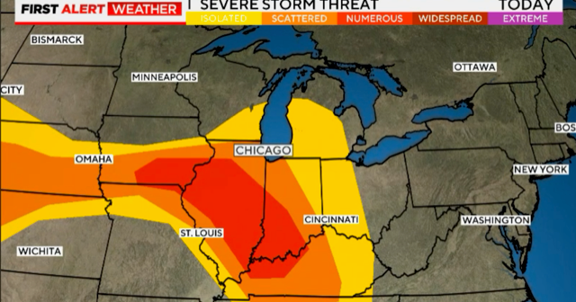 Chicago Weather Alert Severe thunderstorms expected air quality alert continues