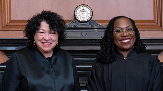 Justices Sonia Sotomayor and Ketanji Brown Jackson on Sep. 30, 2022, in Washington, D.C. 
