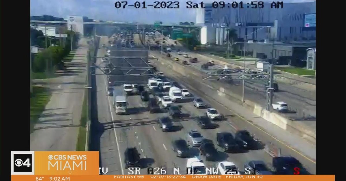 Visitors: Palmetto Expressway congested immediately after incident with accidents