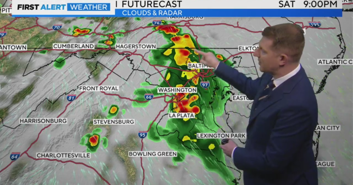 First Alert Weather: Severe storms sweep across Maryland Saturday