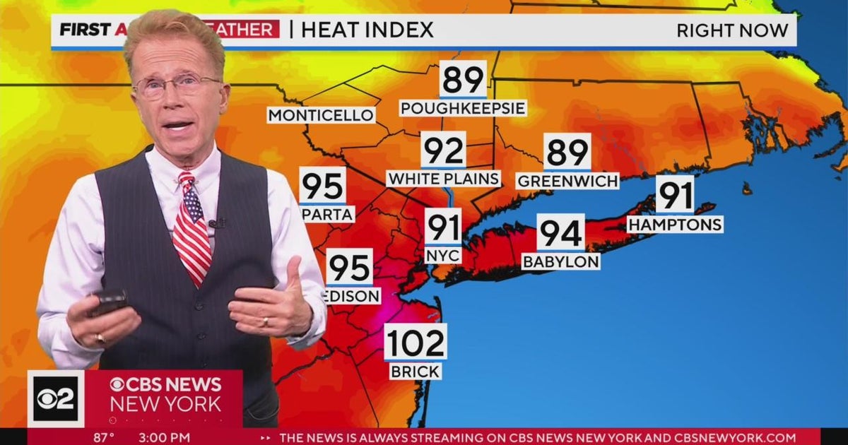 Fist Alert Weather Monday July 3, 2023 3 p.m. update - CBS New York