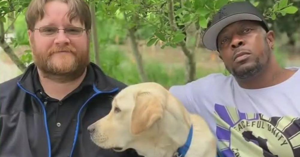 Marine veteran former inmate reaping benefits from service dog trained in special prison program Marine veteran former inmate reaping benefits from service dog trained in special prison program