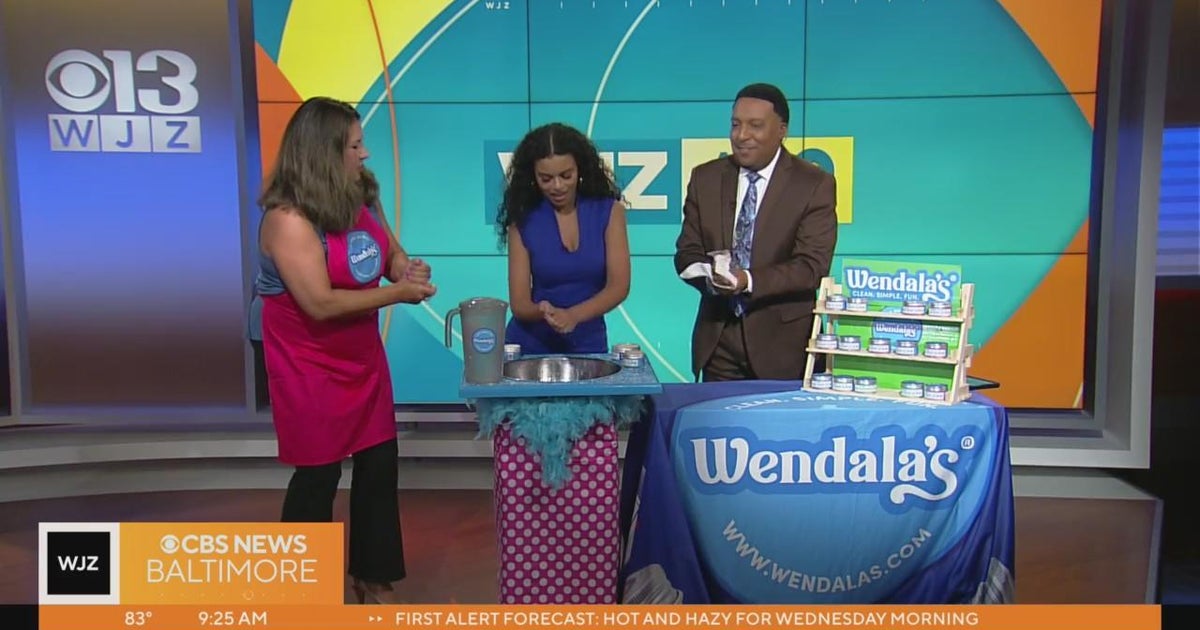 Wendala's shows us its hand scrubs and how the business started CBS Baltimore