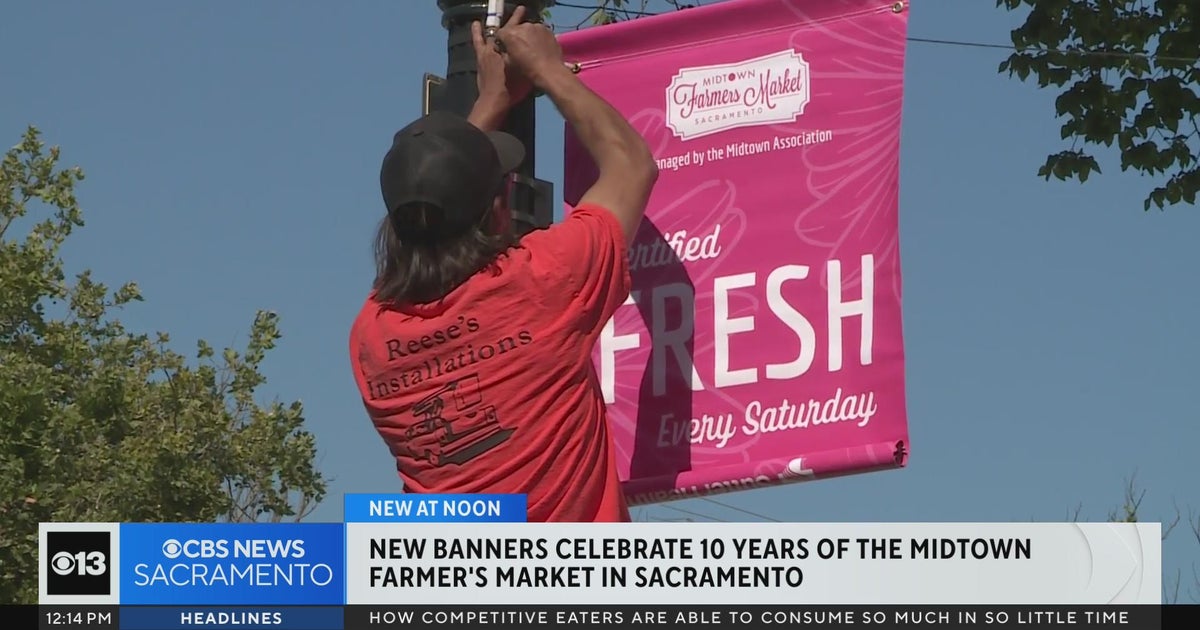 New banners installed to honor the 10 year anniversary of Midtown Farmers Market