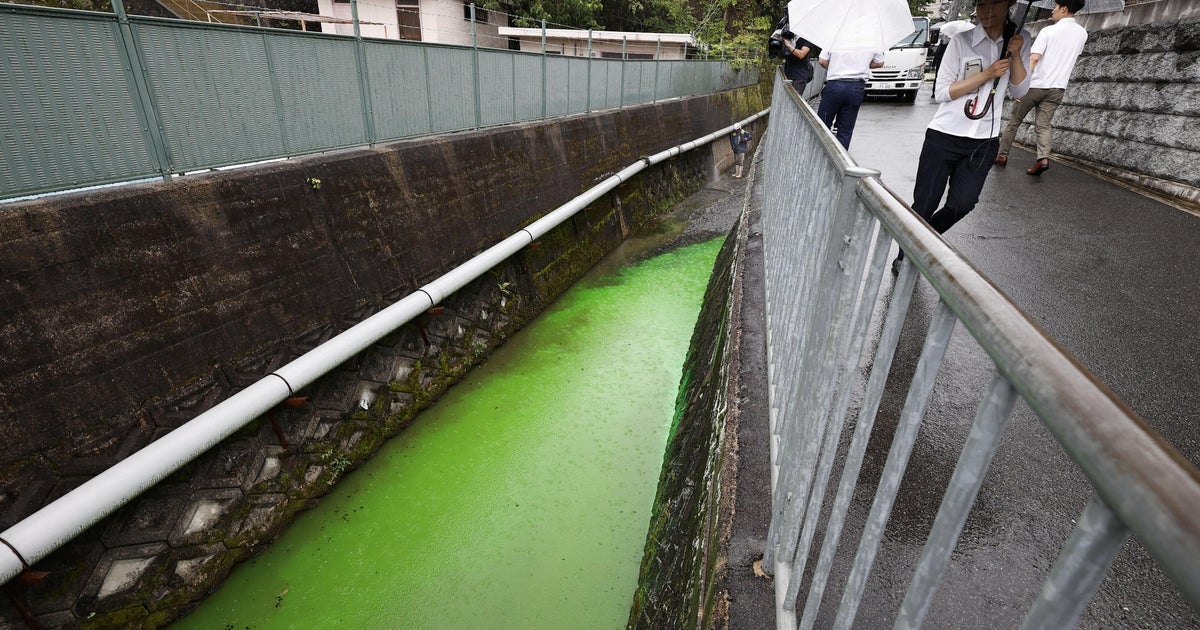 River in Western Japan known as "picturesque destination" suddenly turns lime green - Vimarsana News