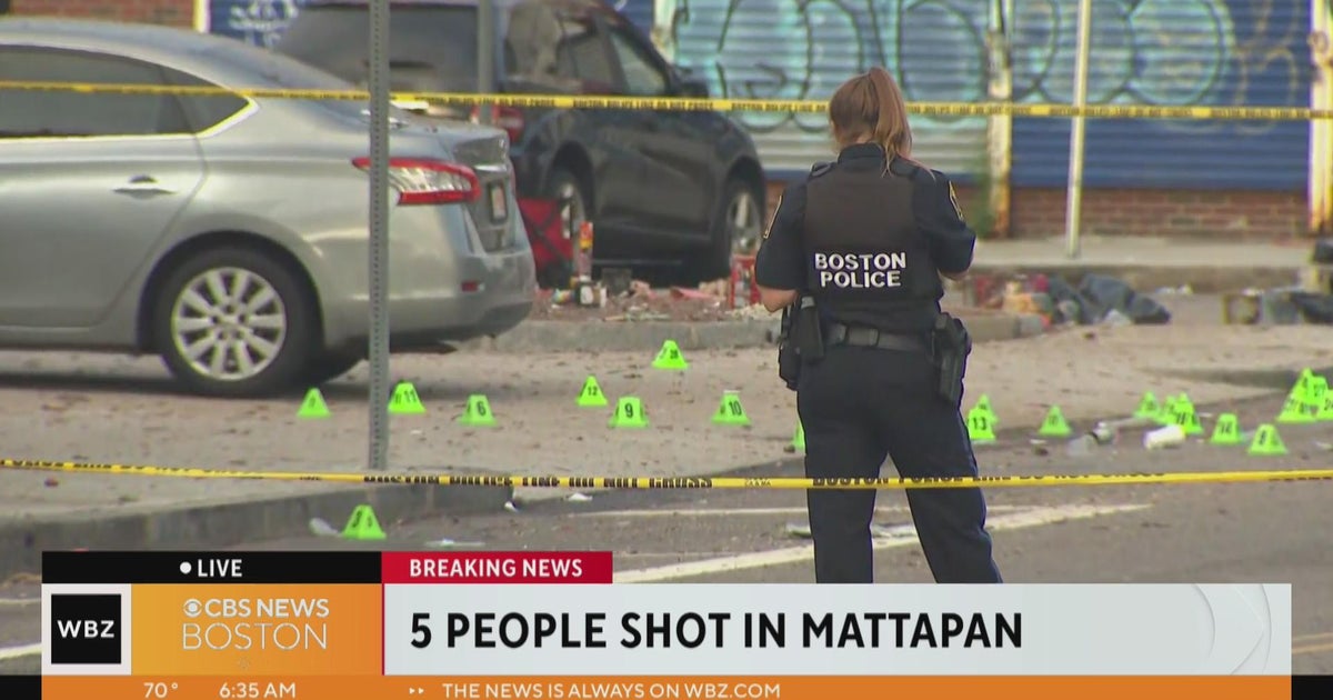 5 people wounded in Mattapan shooting CBS Boston