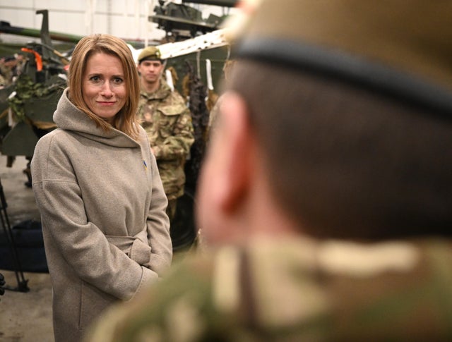 The UK Prime Minister Travels To Estonia