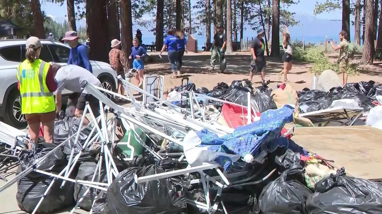 8,500+ pounds of trash left at Lake Tahoe following 4th of July CBS