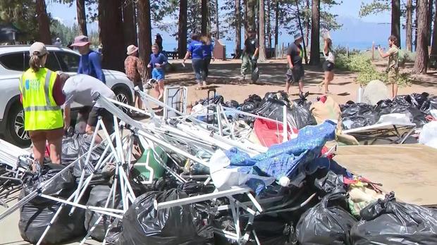 More than 8,500 pounds of trash left at Lake Tahoe following 4th of July 