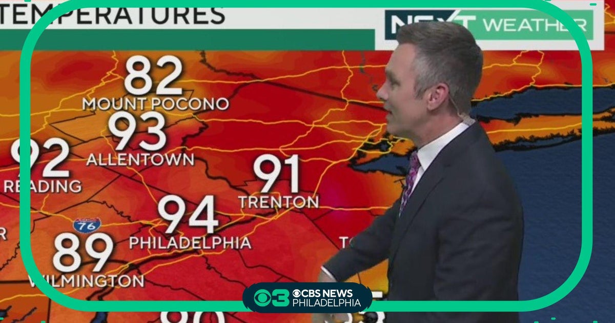 NEXT Weather: More heat and humidity - CBS Philadelphia