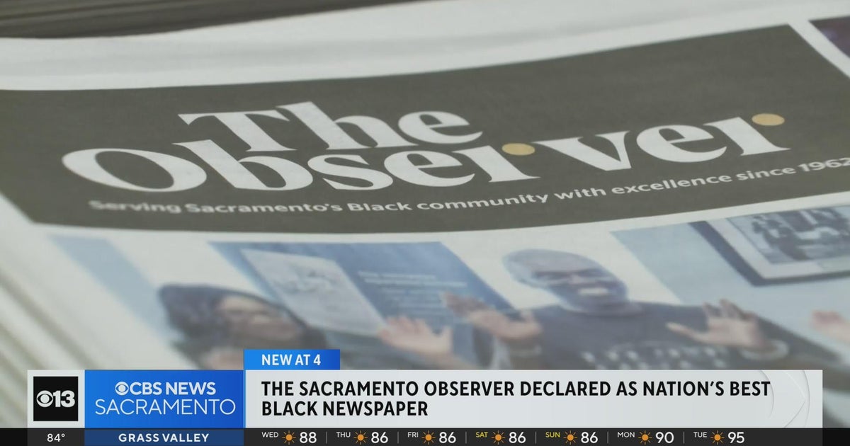 The Sacramento Observer declared as nation s best Black newspaper CBS