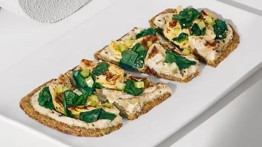 Artichoke and Spinach Flatbread