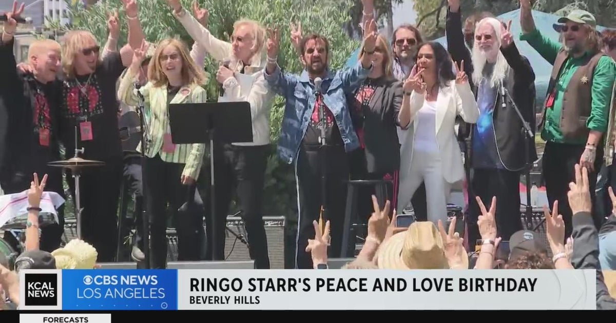 Ringo Starr preaches peace and love on his 83rd birthday - CBS Los Angeles