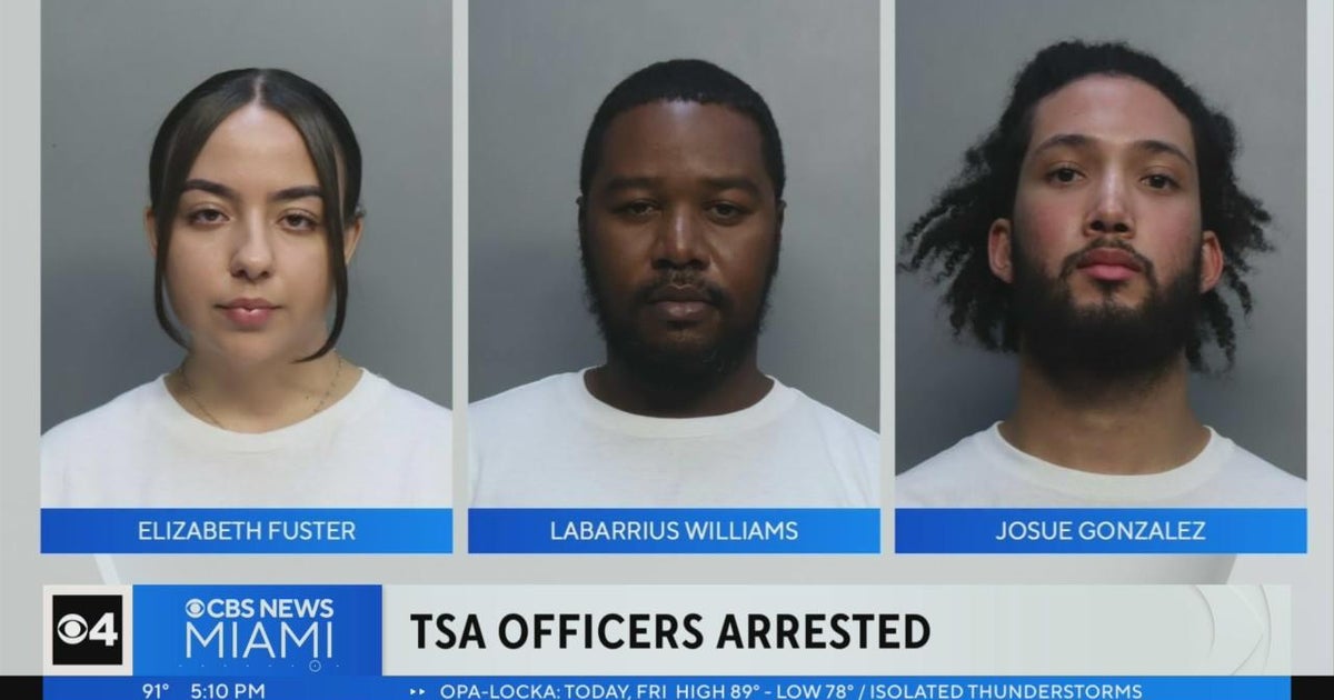3 TSA officers arrested at Miami International Airport for allegedly