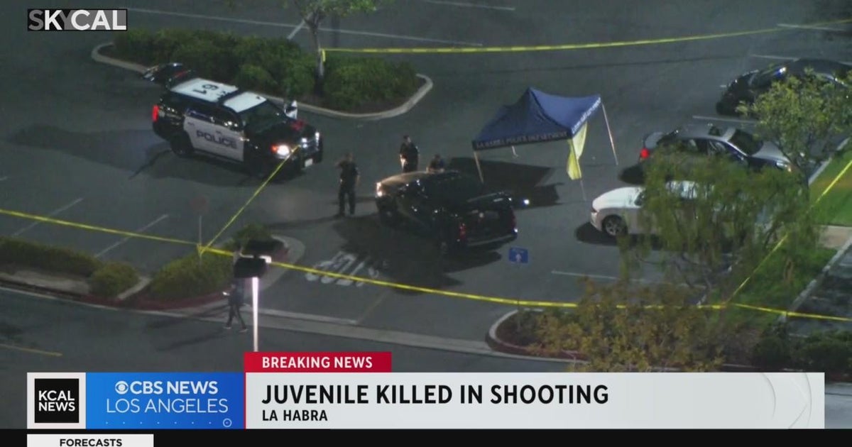 Juvenile killed in La Habra shoting - CBS Los Angeles