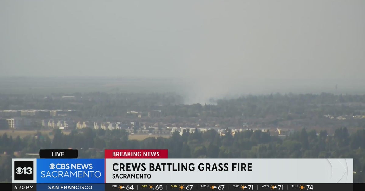 Crews battling grass fire near North Natomas Regional Park