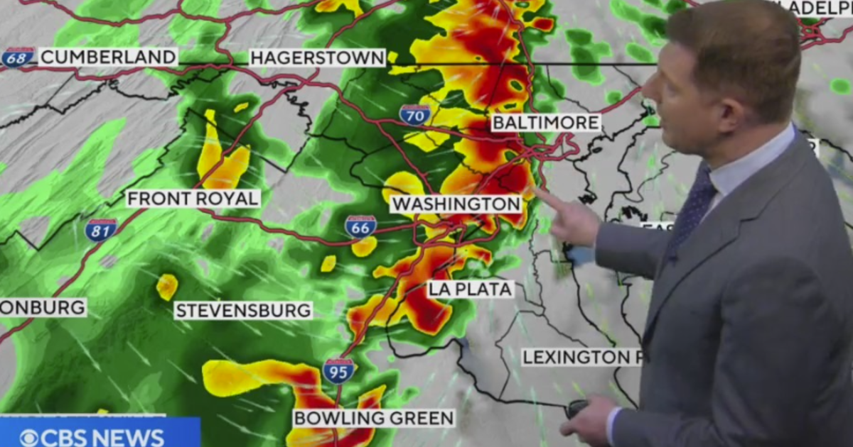 Thunderstorms could bring damaging winds and flash flooding to Maryland