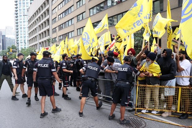 Sikh leader's Vancouver shooting death sparks protests in Toronto