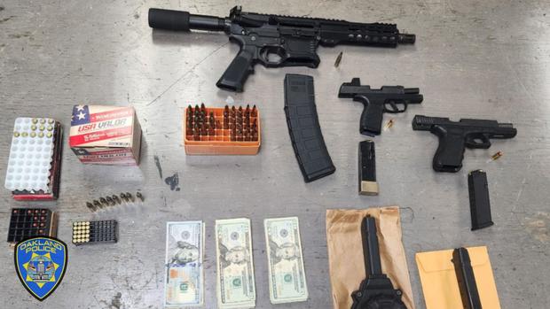 Guns seized in Oakland casino bust 