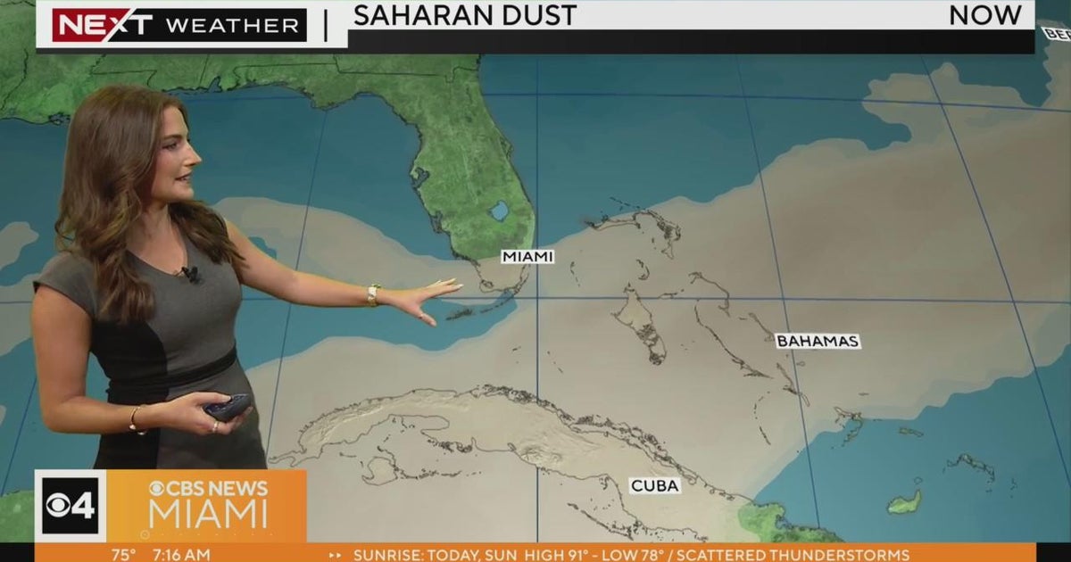 Weekend Forecast: Slow cool down, possible showers - CBS Miami
