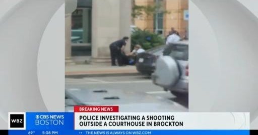 Police investigate shooting outside Brockton courthouse CBS Boston