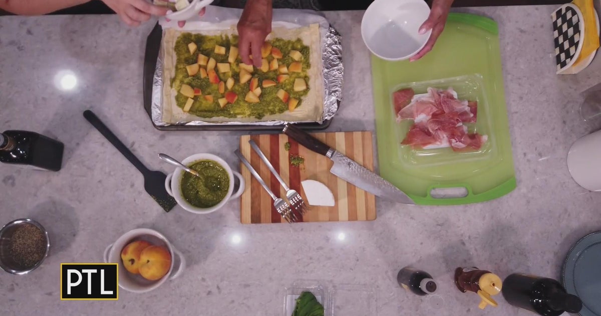 Cooking with Rania: Peach and Brie Tart - CBS Pittsburgh
