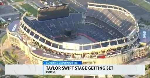 Mile High Stadium setting the stage for Taylor Swift - CBS Colorado