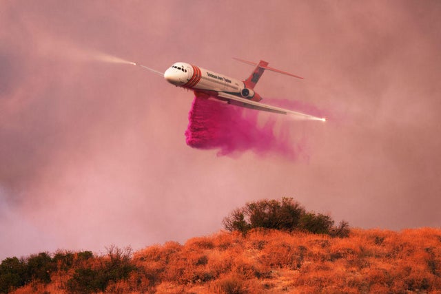 Rabbit Fire, Moreno Valley in Riverside County 