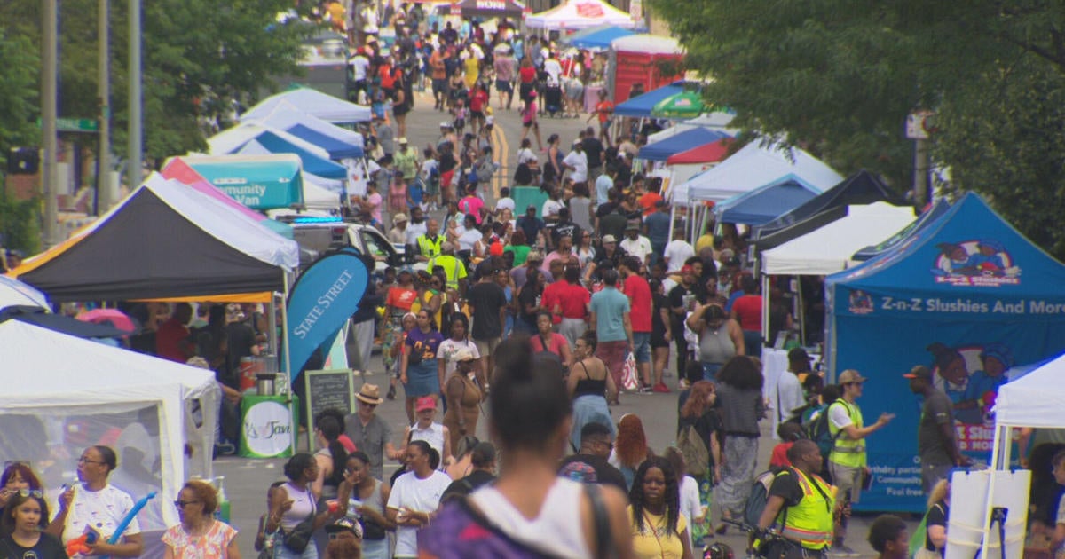 Entertainment and community at Open Streets Boston in Roxbury