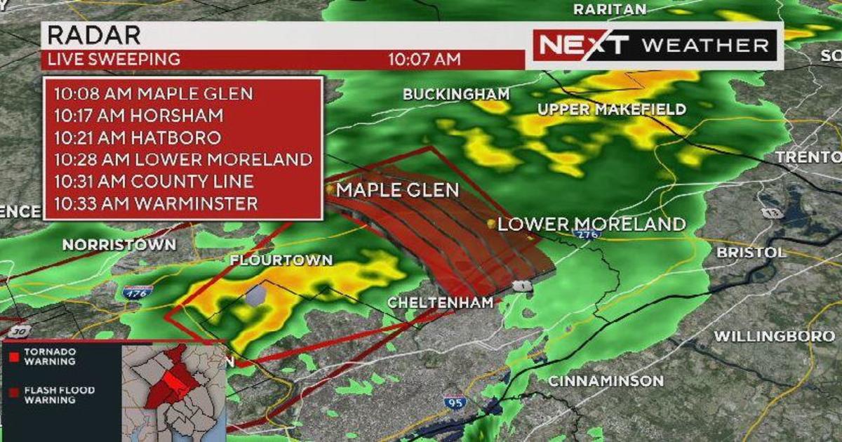 NEXT Weather: Tornado warnings expire for Philadelphia, MontCo