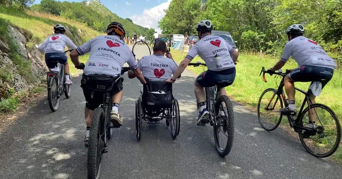 Survivors of West Side bike path terror attack climb mountain at Tour de France