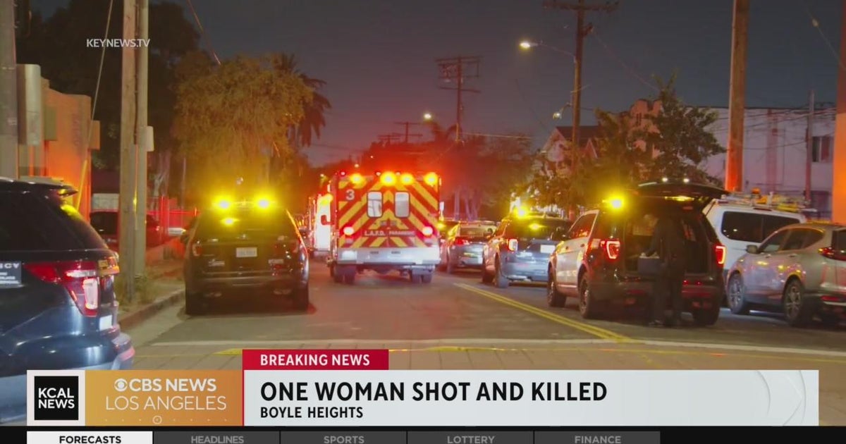 Boyle Heights shooting: 1 woman dead, 1 woman hospitalized - CBS Los ...
