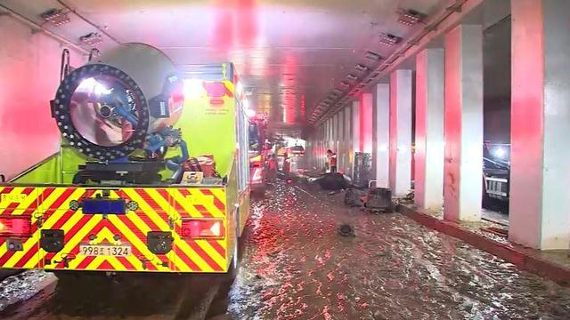 South Korea floods kill 40, including 13 trapped in highway tunnel