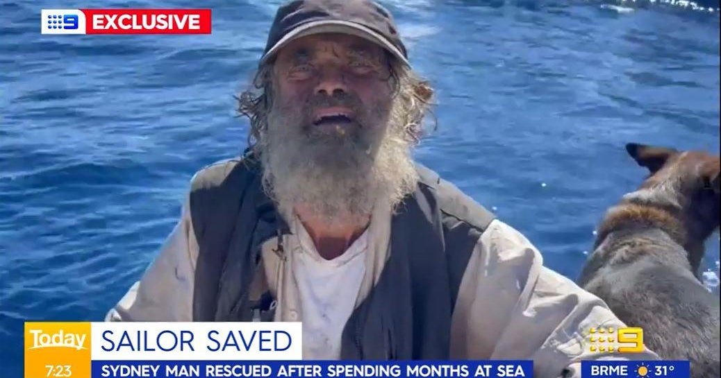Man said to be doing "very well" after 2 months adrift in Pacific with his dog on a damaged boat - CBS News