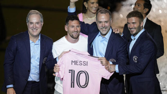 APTOPIX MLS Miami Messi Arrives Soccer 