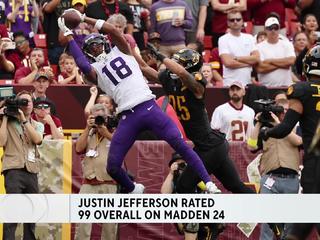 Vikings WR Justin Jefferson's catch against Bills named “Play of the Year”  - CBS Minnesota