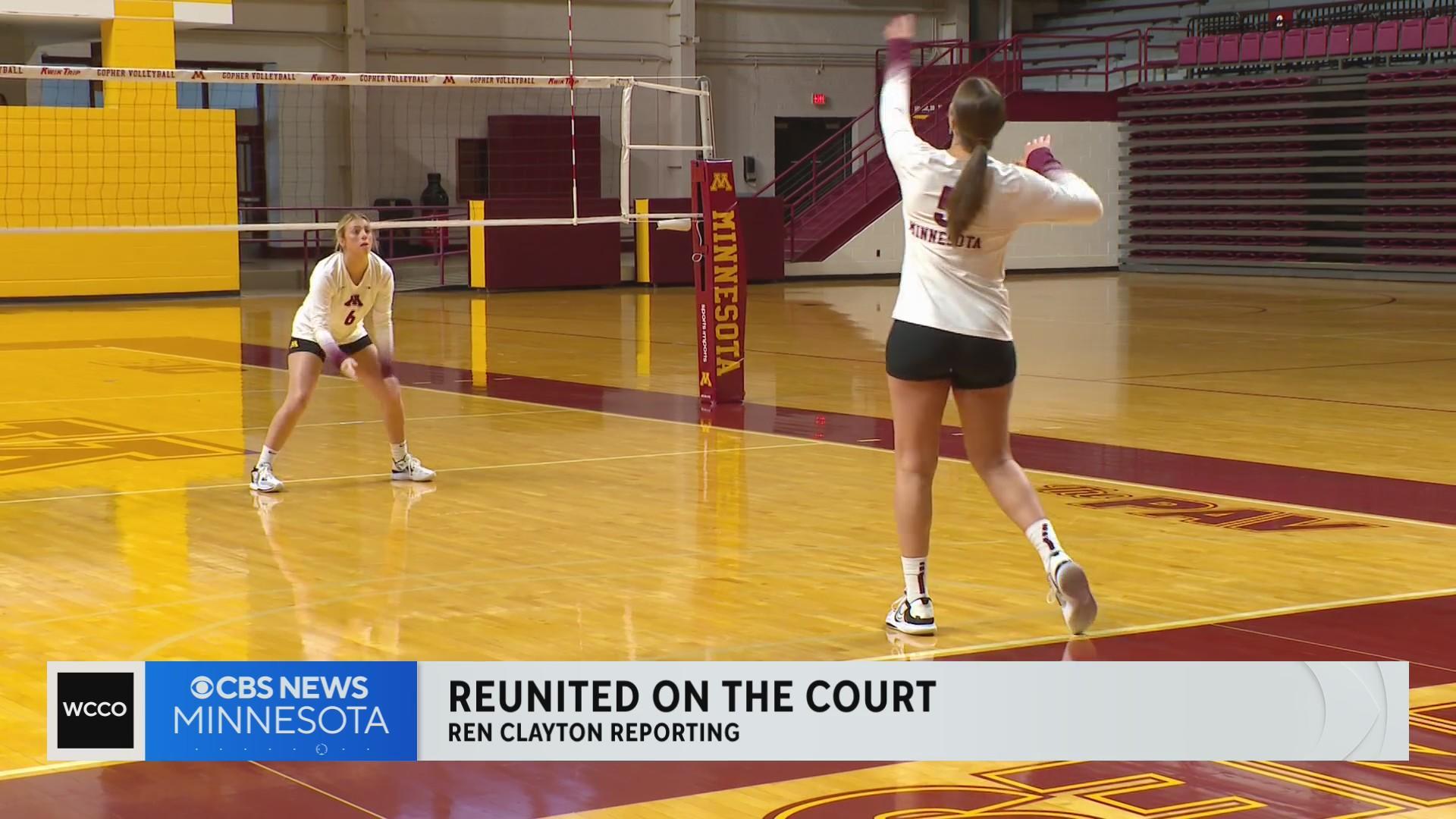Melani Schaffmaster, Kylie Murr reunite on Gophers volleyball team