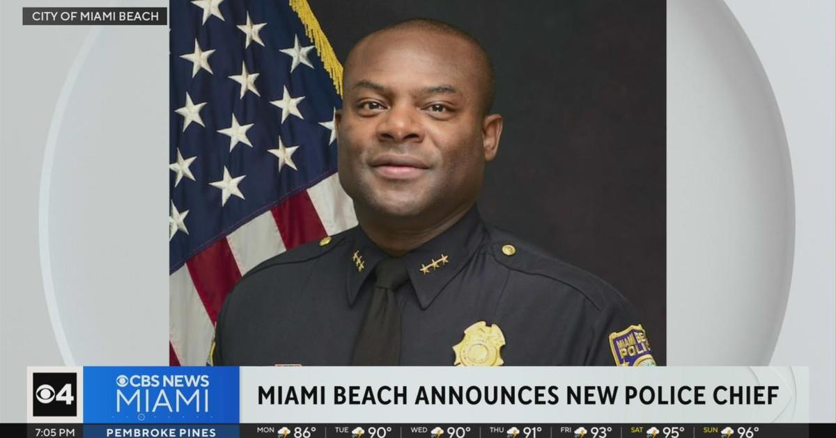 Miami Beach Gets New Chief Of Police - CBS Miami