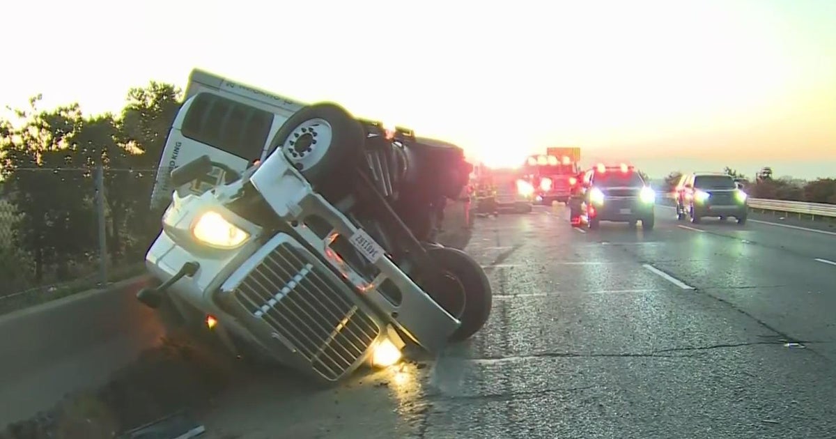 Traffic problems linger on WB I-80 after big rig overturned on Yolo ...
