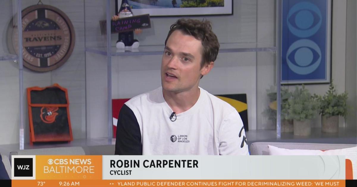 Cyclist Robin Carpenter discusses the Maryland Cycling Classic