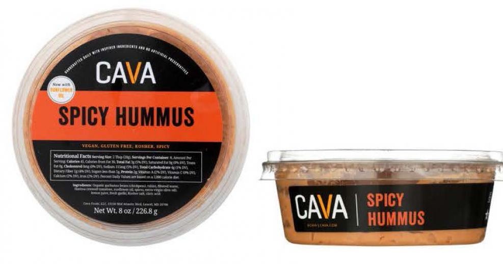 Cava spicy hummus recalled due to undeclared sesame Cava spicy hummus recalled due to undeclared sesame