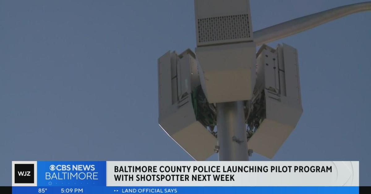 Baltimore County Police Department To Begin Using Shotspotter