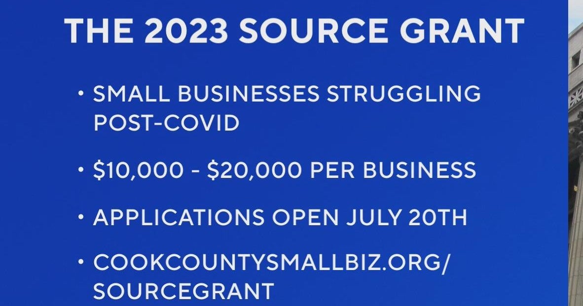 Cook County offering $40M grants for small businesses - CBS Chicago